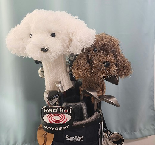 Crochet Dog Breed Golf Club Head Cover - Etsy