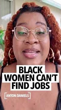 Black woman says they can't find jobs and are having trouble passing interviews... being targeted 🤔
