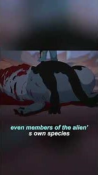 An alien spat out something black. #anime #animerecap #animerecaps