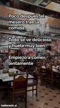🍽️🎧 Entrena tu oído en español en el restaurante 🇪🇸