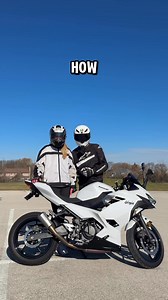How To BackPack On A Motorcycle #ninja400 #motorcycle #sportbike #bike #biketok #beginner #fyp | Real NinjaNick