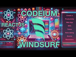 Codeium Windsurf: Build a React Vite Frontend | Full Node.js API Full Beginner Tutorial