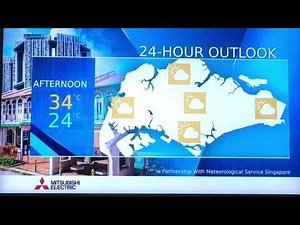 [1/2] Mediacorp Channel 5 - Weather Forecast (News 5) - 14 February 2019