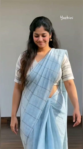 Which Saree Is Perfect for Temple? 🤍 vs 🧡