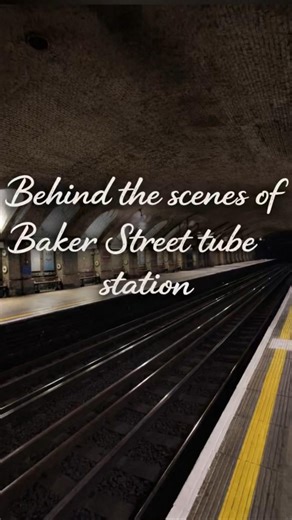Behind the scenes of Baker Street tube station, London.