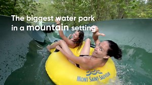 ☀️🌊 We're 100% OPEN! The biggest water park for the whole family! Heated water, longest slides and free rides. Buy your tickets, quantities are limited. | Sommet Saint-Sauveur