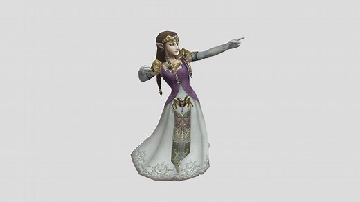 Princess Zelda - Download Free 3D model by Tigerar1 (@allanromanreyes)