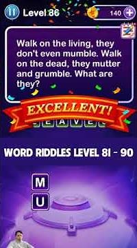 Word Riddles Level 81 - 90 Walkthrough