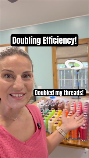 I doubled my thread collection! Threads on sale now! #baiembroidery