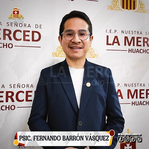 CLAUSURA DE ESCUELA PARA PADRES Escuela para Padres: "Lo que sembramos en casa, florece en la escuela" Ponente: Psic. Fernando Barrón Vásquez Dirigido a: Inicial - Primaria - Secundaria Fecha: 13 de noviembre Hora: 06:30 p. m. #LaMercedHuacho #SoyMercedario #EducaciónIntegral | Colegio Nuestra Señora de la Merced - Huacho