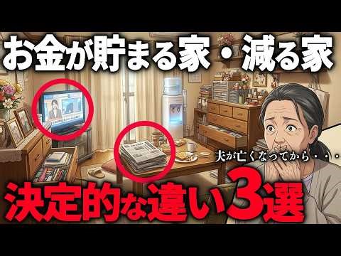 60代でリビングに「アレ」がある家は一生貧乏です。家政婦歴30年が教える「お金が貯まる家•減る家」の決定的な違い3選