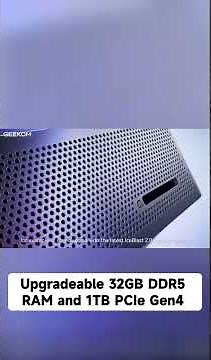 GEEKOM A6 Mini PC with AMD Ryzen 7