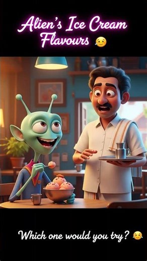 “Alien’s Favourite Ice Cream Flavours" #shorts #viral