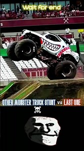 Other monstertruck stunt vs Last One