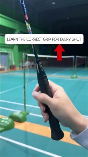 Badminton tutorial | Learn The Correct Grip For Every Shot. #badminton #badmintontraining