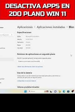 DISABLE BACKGROUND APPS Windows 11 #windows11