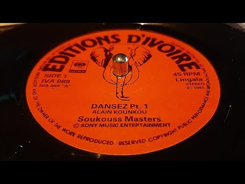 Soukouss Masters - Dansez Pt 1+2 (1991 editions d'ivoire 7") Soukous Lingala