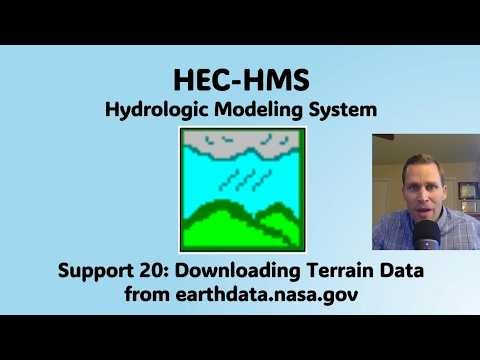 HEC HMS Support 20 - Downloading Terrain Data from earthdata.nasa.gov