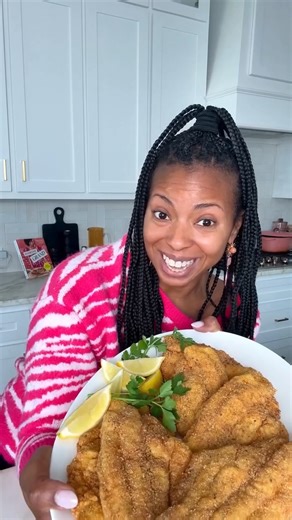 Crispy Southern Catfish📌Full recipe in the first comment⤵ | Grandbaby Cakes by Jocelyn Delk Adams