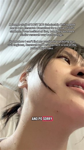 A former staff of DOST RO1 Scholarship Unit tapped me to be a Research Consultant for a group of SHS students. I was hesitant at first, but gladly we had a similar research way back college. If somehow I can’t find my passion in practicing as a civil engineer, Research and Development is one of the paths I might take. #research | Dhyeverything