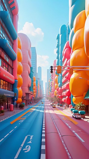 PP | Artificial Intelligence on Instagram: "Inflatable world 🎈✨ Art/Prompts by @predmet_ai Tools (Flux • Adobe After Effects • Kling AI) #inflatable #surreal #aiart #fantasyworld #ai #viral #magic"