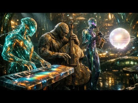 Cosmic Jazz Ensemble 🌌 | Futuristic Ambient Jazz for Deep Focus, Work & Night Flow (1 Hour+)