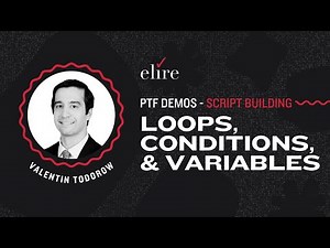 Apply Loops, Conditions, and Variables in PeopleSoft Test Scripts