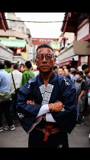 三社祭でカッコ良すぎる方を撮影⛩️