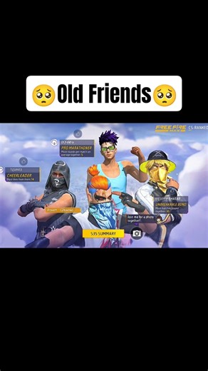 Grandmaster to Bronze | Old Friends 🥺| #freefire #ytshorts #rohitgamer007