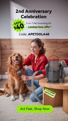 Pet 5-in-1 Grooming Kit only $62.99! Limited time offer – shop now!
