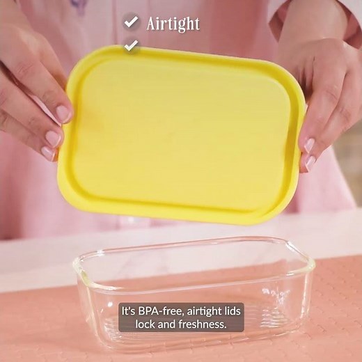 Groovo Spillproof Food Storage Containers by Nestasia