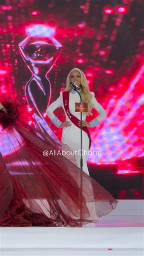 All About Charm on Instagram: "Miss Charm USA during the name-call segment and catwalk at today’s sash ceremony. Follow @charm.updated for more! #allaboutcharm #misscharm"