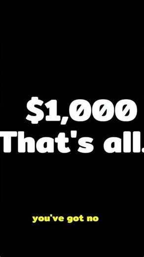I Had $1,000... Here's Exactly How I Invested It #shorts #finance
