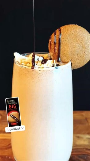 Dark Fantasy Ice Cream Milkshake 🍫🍨🥤✨
