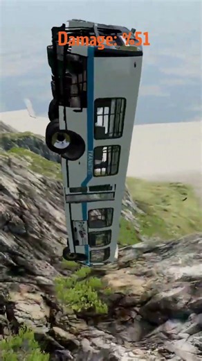 Downhill Bus Survival Test! 🛑🔥