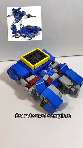 Transformers Lego Mini Soundwave Build