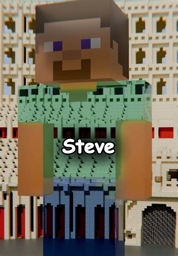Day 1 of putting 1 Steve into the Steve until we fill the Steve #minecraft #steve #minecraftedit #foryoupage