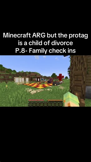 Minecraft ARG but the protag is a child of divorce, part 8- Family check ins. #minecraft #arg #minecraftarg #parody #childofdivorcearg As always, ty to @icarus for playing Aubrey and editing, and @Zephyr for playing joystick! Sorry for the hiatus , college is causing time restraint 💀