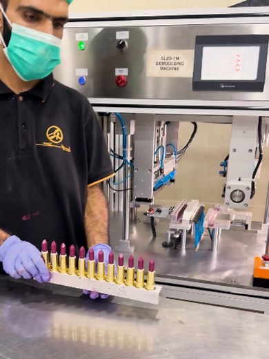 How your Favorite Lipstick is Made Inside Beauty Lab Suleman Hameed Labs is the GMP & HALAL certified facility quietly producing for some of the biggest beauty brands in the world, including Beautify by Amna. Built from the ground up by Suleman Hameed. #smartestworkers #howitsmade #lipstick#makeup #beautylab