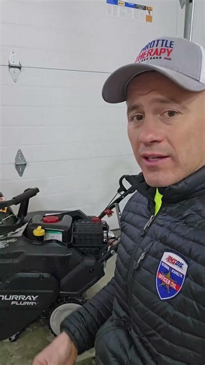 Borrowed a snowblower… so I left it better than I found it.