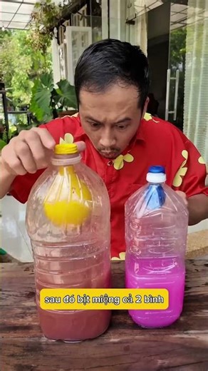 Dealing with two bubble tea bottles that have 2000 holes in them 🥺🍉