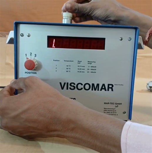 Mar-tec 83/84-1000-c Viscomar Industrial Test Equipment Viscometer 110/220V Ac