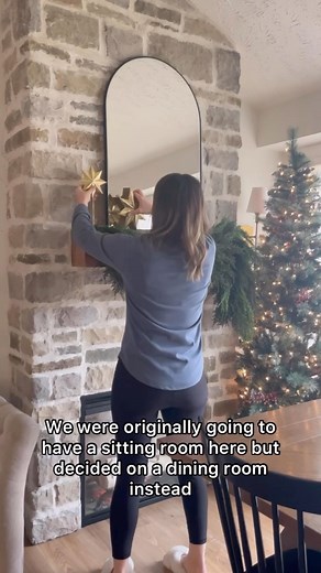 Crystel DIY & Design on Instagram: "Last summer I built this fireplace with Christmas in mind. Now I finally got to decorate! We have absolutely loved our @dimplex_northamerica electric fireplace insert called the Revillusion Built-in Firebox. It gives the room such a cozy ambiance and it actually puts out real heat! We love how you can adjust temperature and change the lighting, and you can even swap out the logs for a different look! Check out my fireplace highlight for all of the details! #di