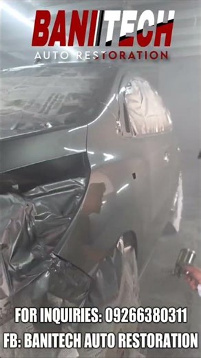 chevy spin washover nody repair and repaint #banitechautorestoration #automobile #carpainting