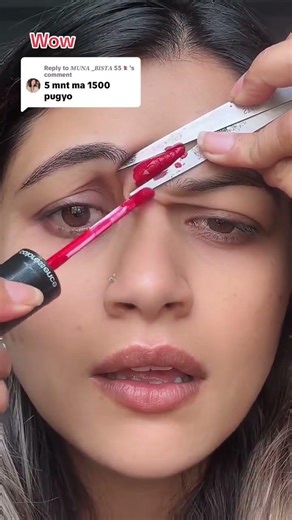 Perfect Eyebrows Trick 😍 Sharp & Clean Brows Tutorial ✂️ #Shorts