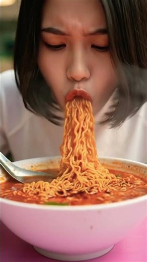 Vidoan Mukbang Mì Cay Cấp 20+ 🌶️🍜 | Hút Mì Cọng Lớn Đỏ–Đen ASMR Cực Đã