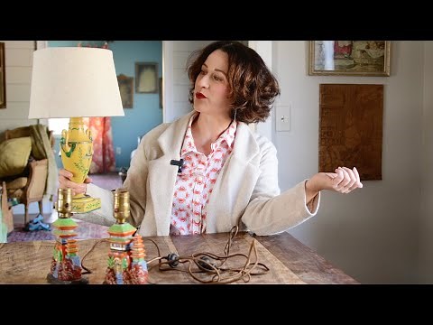 How to Rewire a Vintage Lamp | Mom Skills | 💡I LOVE OLD LAMPS💡