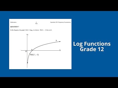 September 2021 Log Functions Grade 12 Mathematics Past Exam Memo