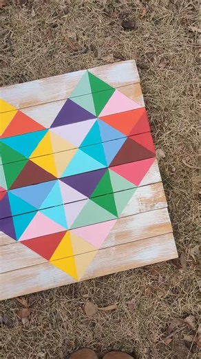 Colorful HEART Barn Quilt Pattern, Barn Quilt Pattern, Barn Quilt Instructions, Barn Quilt Outside, Outdoor/indoor, Digital Download Pattern - Etsy