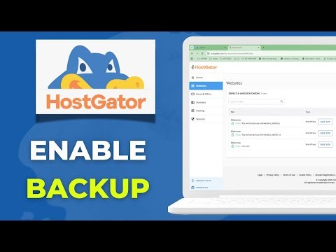 How to Enable Automatic Backups on HostGator Step by Step